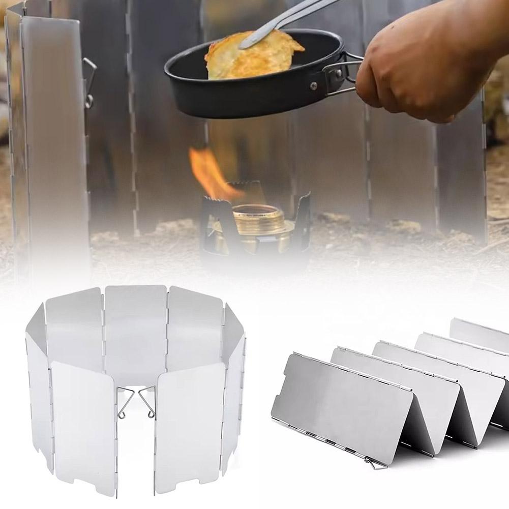 Camping Cooking Windscreen - 야외 접이식 바람막이 캠핑 스토브 바람막이
