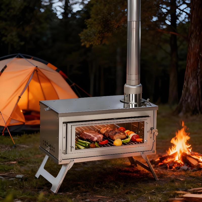 Camping Cooking Must Haves - 캠핑 피크닉 필수품 스테인리스 스틸 BBQ