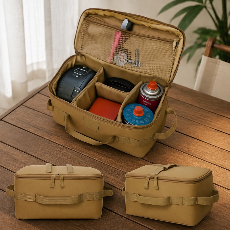 Camping Outdoor Cooking Set - 내구성 있는 캠핑 수납 가방(그라운드 페그