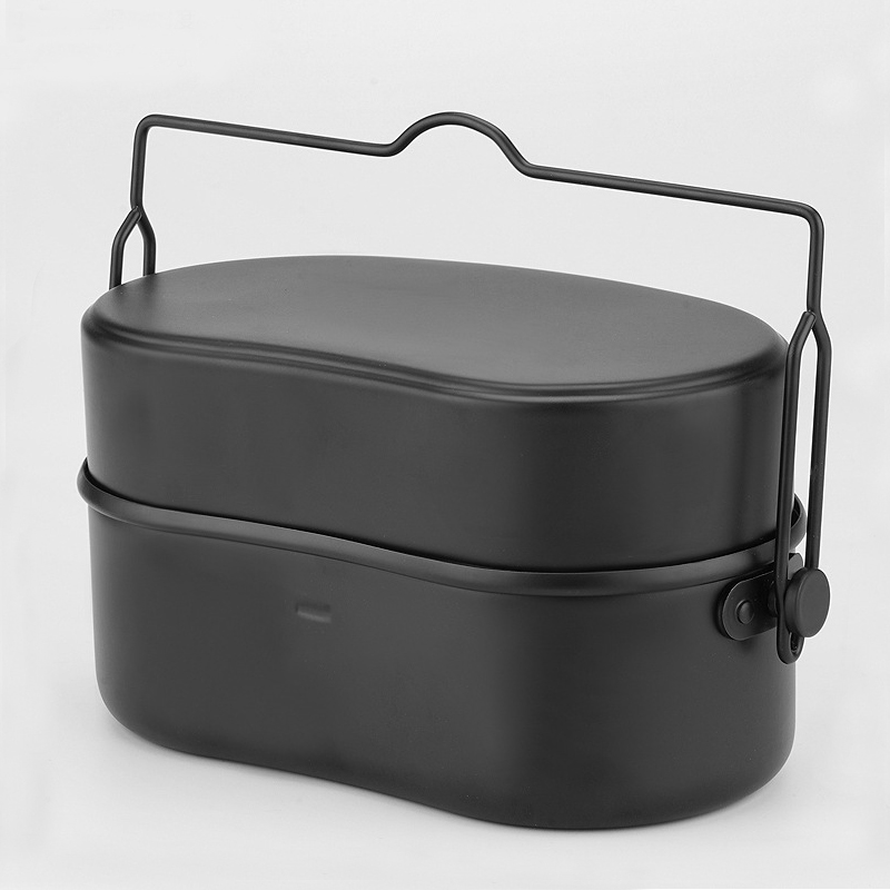 Camping Cooking Kit Box - 알루미늄 도시락 조리기구 야외 캠핑 밥솥