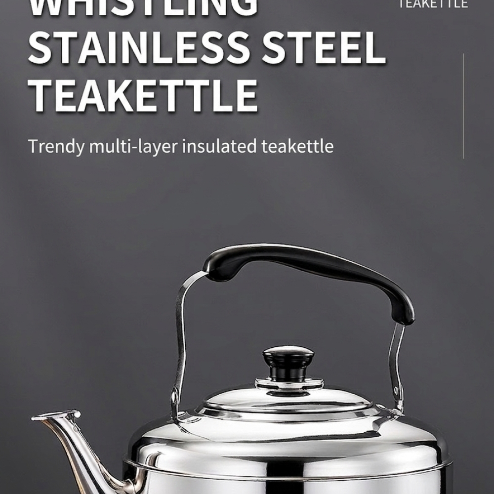 Camping Cooking Vessel - 대용량 휘슬링 티 주전자 내구성 있는