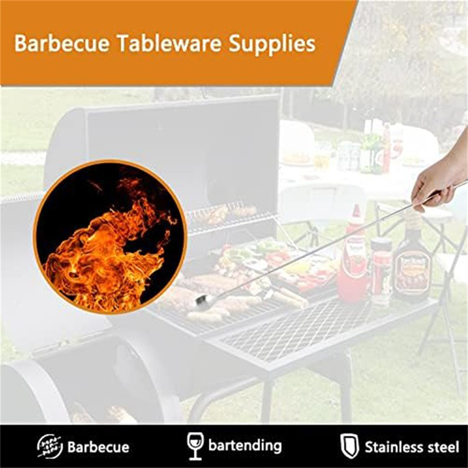 Camping Cooking Kitchen Set - 텔레스코픽 바베큐 도구 캠핑 피크닉 야외