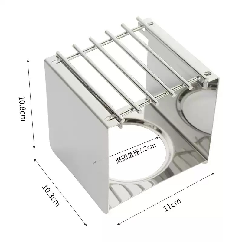 Camping Cooking Can - 스테인리스 스틸 사각 커피 스토브 스탠드,