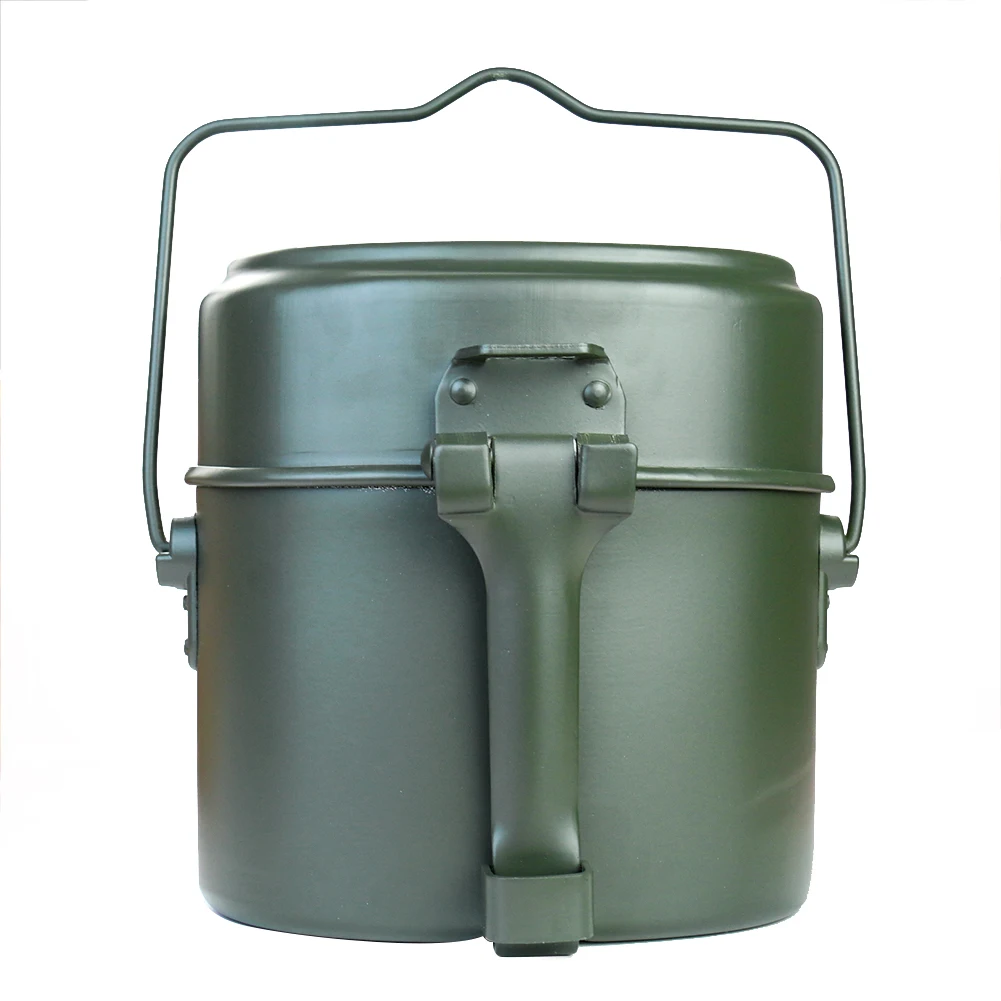 Camping Cooking Kitchen Set - 휴대용 합금 냄비와 그릇 도시락 세트