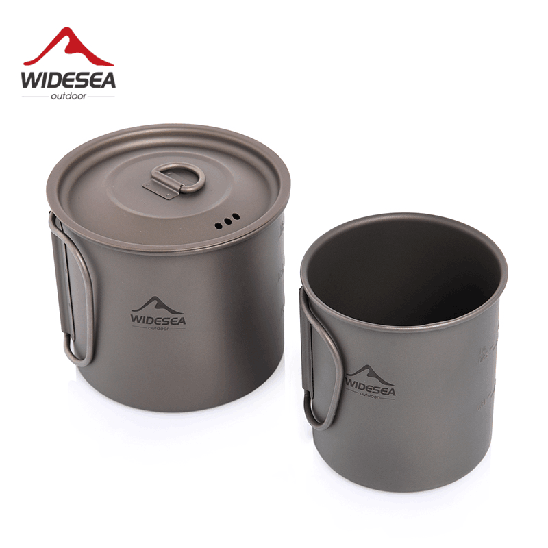 Widesea 캠핑 머그 티타늄 컵 관광객 식기 피크닉 - Quechua Camping Cooking Set 리뷰 및 가격