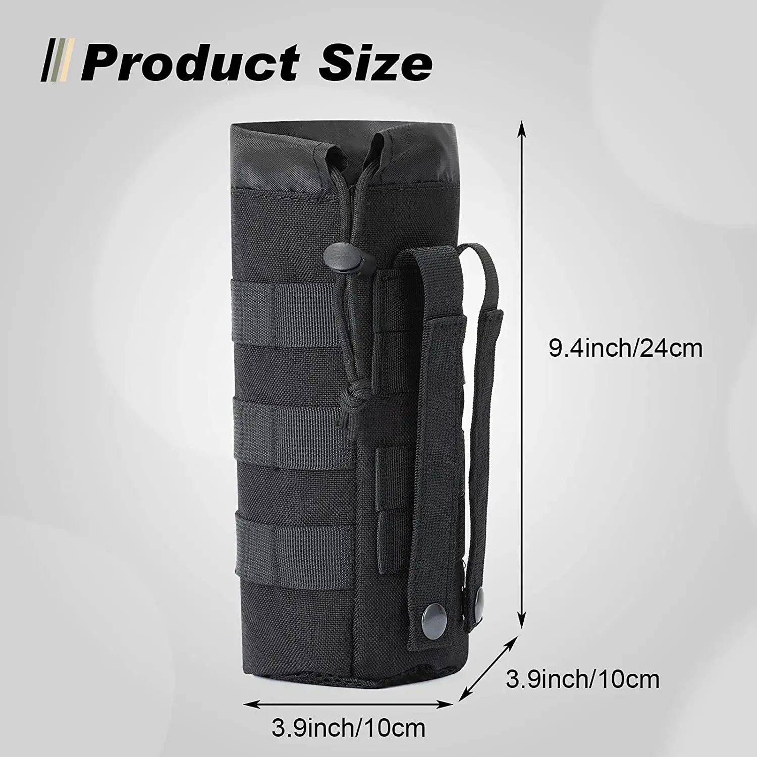 전술 Molle 물병 가방 파우치 홀더 야외 여행 캠핑 - Camping Cooking Can 리뷰 및 가격
