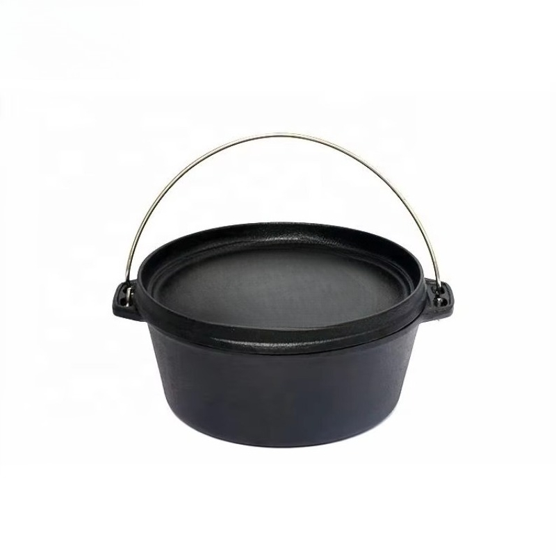 야외 요리용 주철 조리기구 캠핑용 냄비 오븐 겸용 뚜껑 - Camping Cooking Pot With Lid 리뷰 및 가격