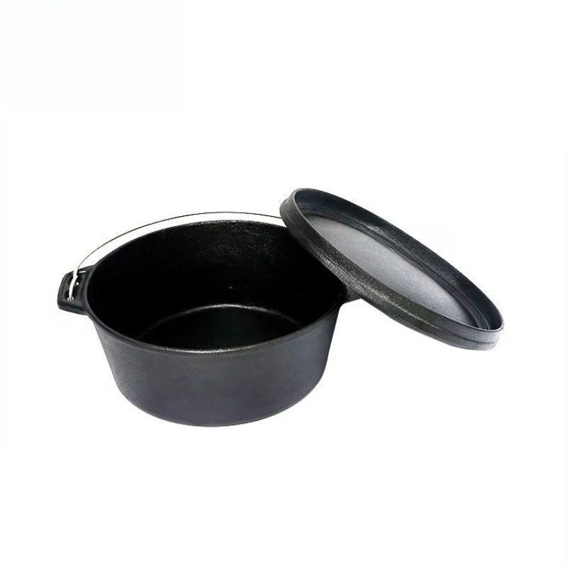 야외 요리용 주철 조리기구 캠핑용 냄비 오븐 겸용 뚜껑 - Camping Cooking Pot With Lid 리뷰 및 가격
