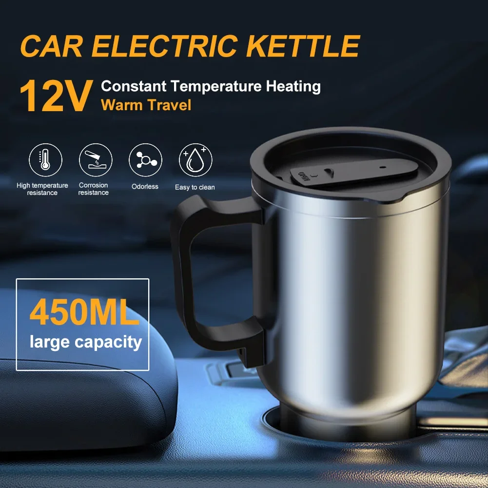 전기 난방 자동차 주전자 DC 12V 450ml 차량  - Camping Cooking Can 리뷰 및 가격