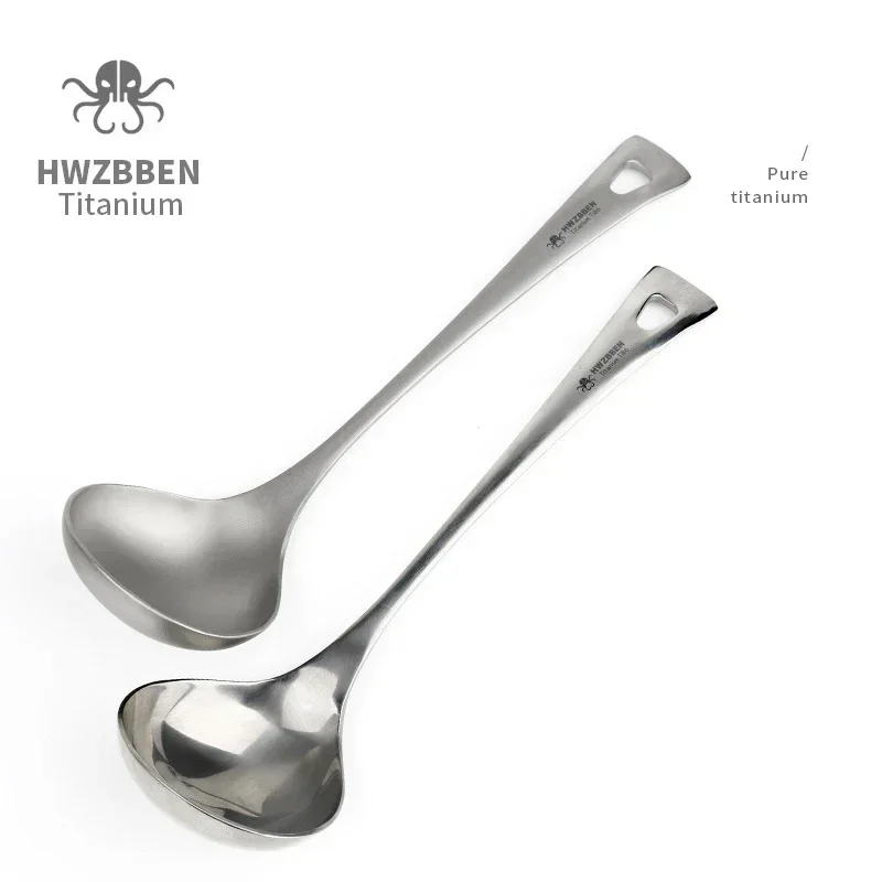 HWZBBEN 야외 티타늄 수프 스푼, 긴 손잡이 캠핑 - Camping Cooking Kit 리뷰 및 가격