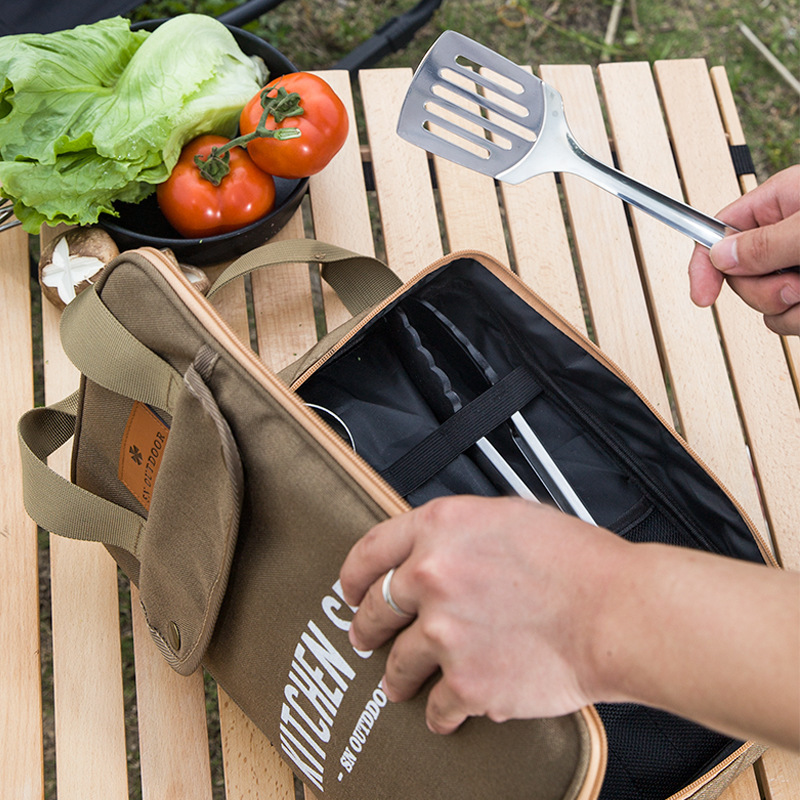 8pcs 캠핑 주방 조리기구 세트 휴대용 가방 야외 여 - Camping Cooking Kit 리뷰 및 가격