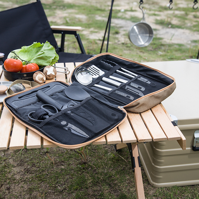 8pcs 캠핑 주방 조리기구 세트 휴대용 가방 야외 여 - Camping Cooking Kit 리뷰 및 가격