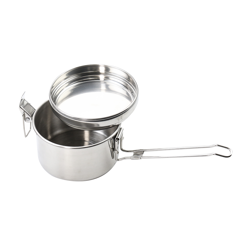 스테인리스 스틸 캠핑용 뚜껑 달린 냄비 휴대용 야외 조 - Camping Cooking Pot With Lid 리뷰 및 가격
