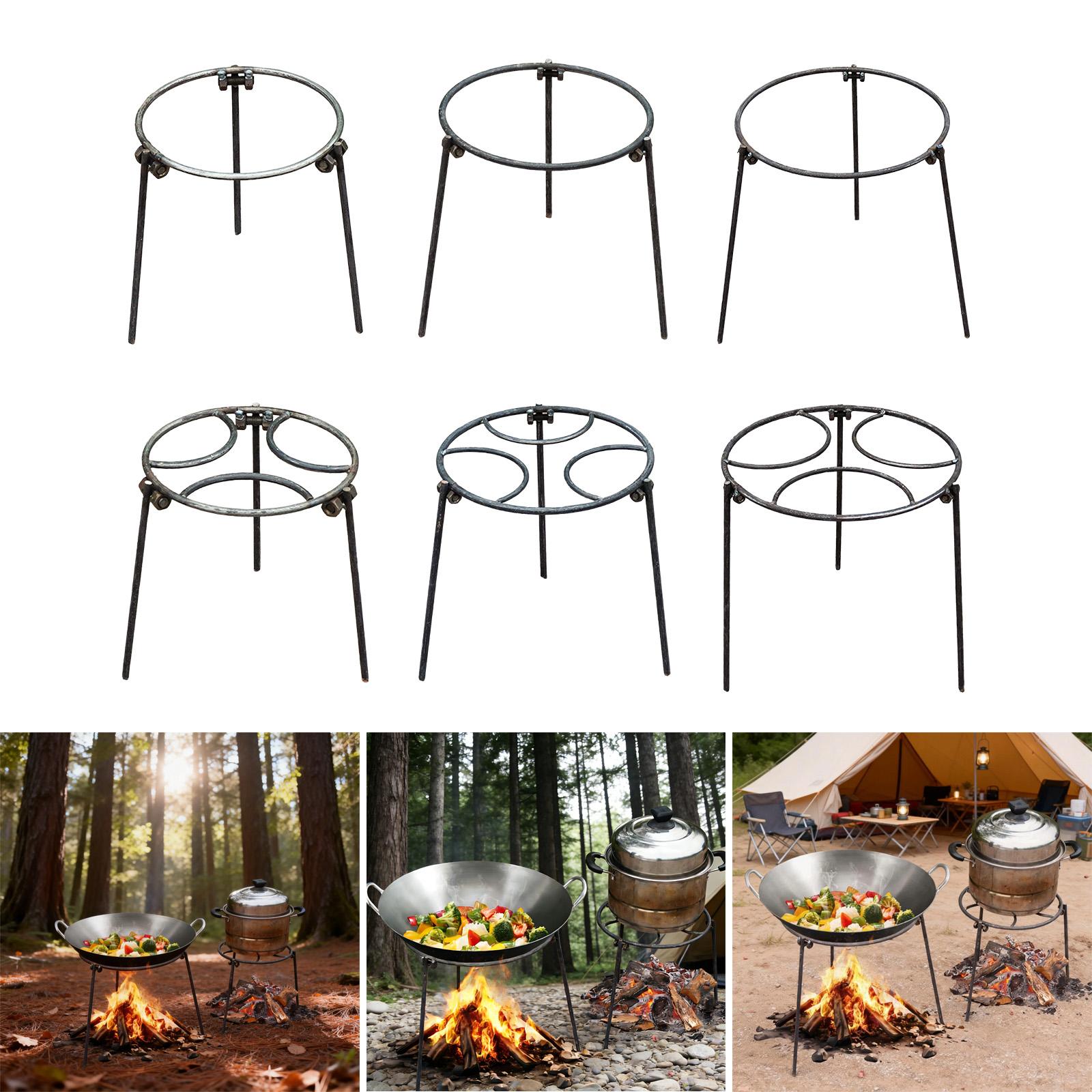 캠프파이어 삼각대 접이식 그릴 스탠드 휴대용 냄비 홀더 - Camping Cooking Pot Tripod 리뷰 및 가격