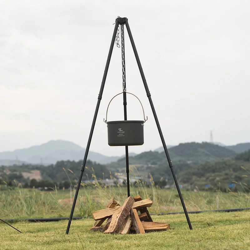 1Pc 야외 모닥불 삼각대 캠핑 피크닉 캠프 파이어 요 - Camping Cooking Pot Tripod 리뷰 및 가격