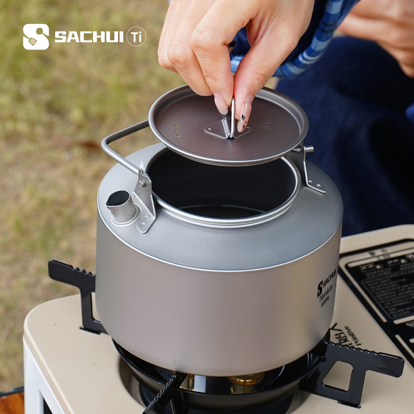 1000ML 순수 티타늄 주전자 야외 초경량 차/커피  - Camping Cooking Can 리뷰 및 가격