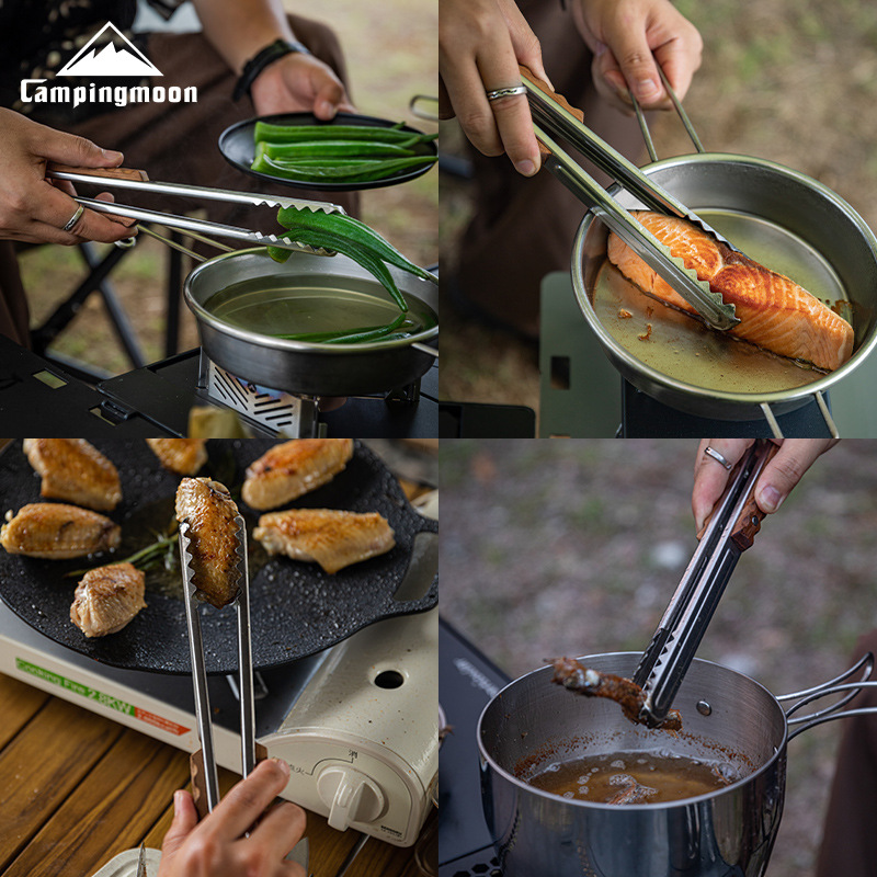 야외 캠핑 주방 조리기구 서빙 집게 바베큐 클립 클램프 - Camping Outdoor Cooking Set 리뷰 및 가격