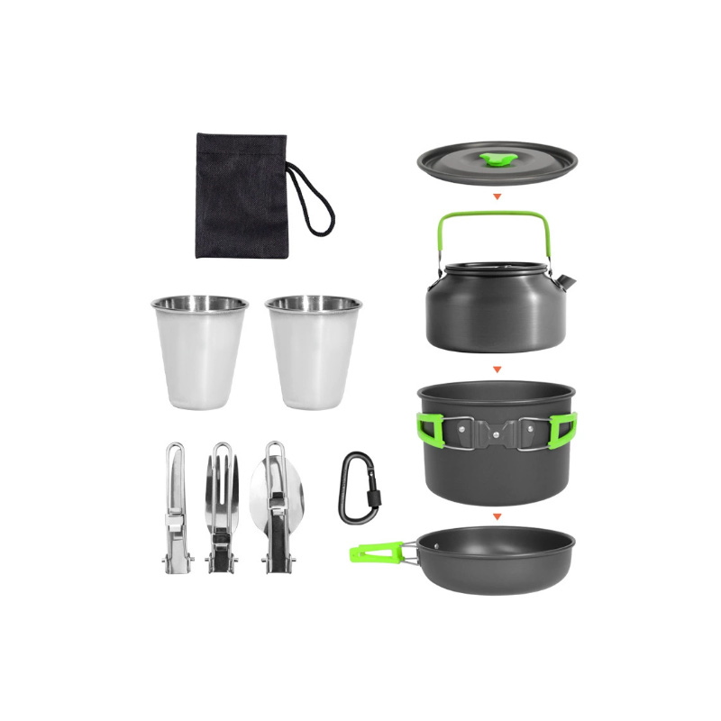DS-308 야외용 대용량 조리기구 세트, 캠핑, 하이 - Nesting Camping Cooking Set 리뷰 및 가격