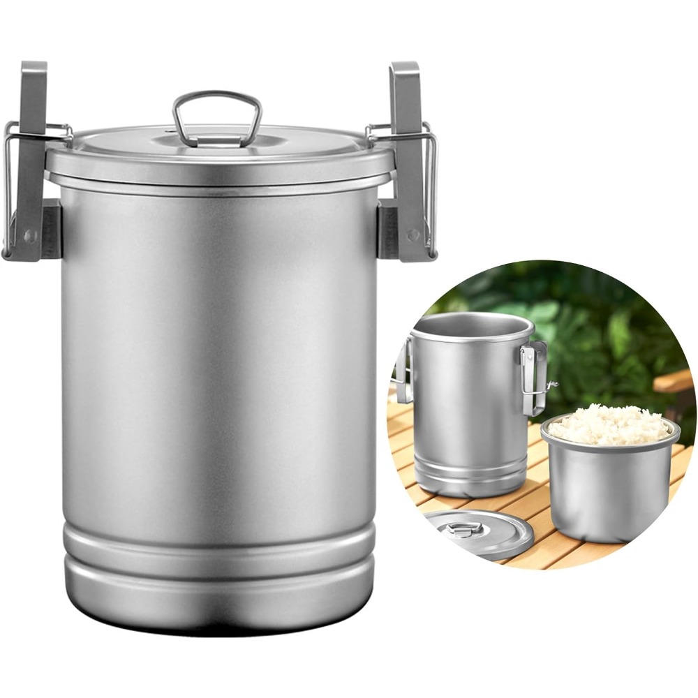 캠핑 요리용 냄비 세트(뚜껑 포함) 304 스테인리스  - Nesting Camping Cooking Set 리뷰 및 가격