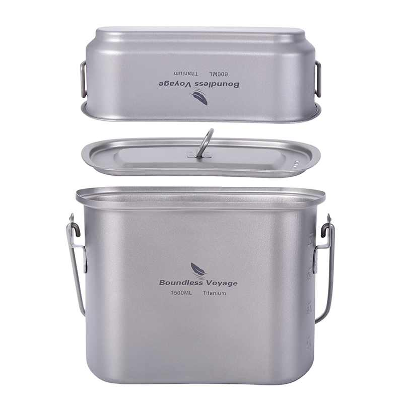 야외 군용 매점 메스 키트, 캠핑 티타늄 조리기구, 도 - Camping Cooking Kit Box 리뷰 및 가격