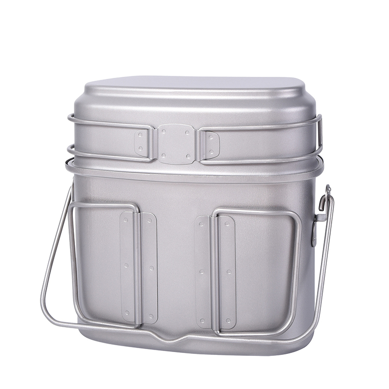 야외 군용 매점 메스 키트, 캠핑 티타늄 조리기구, 도 - Camping Cooking Kit Box 리뷰 및 가격