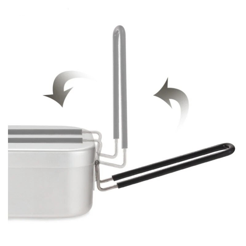 800/1400ML 알루미늄 도시락 상자 여행 캠핑 식 - Camping Cooking Meals 리뷰 및 가격