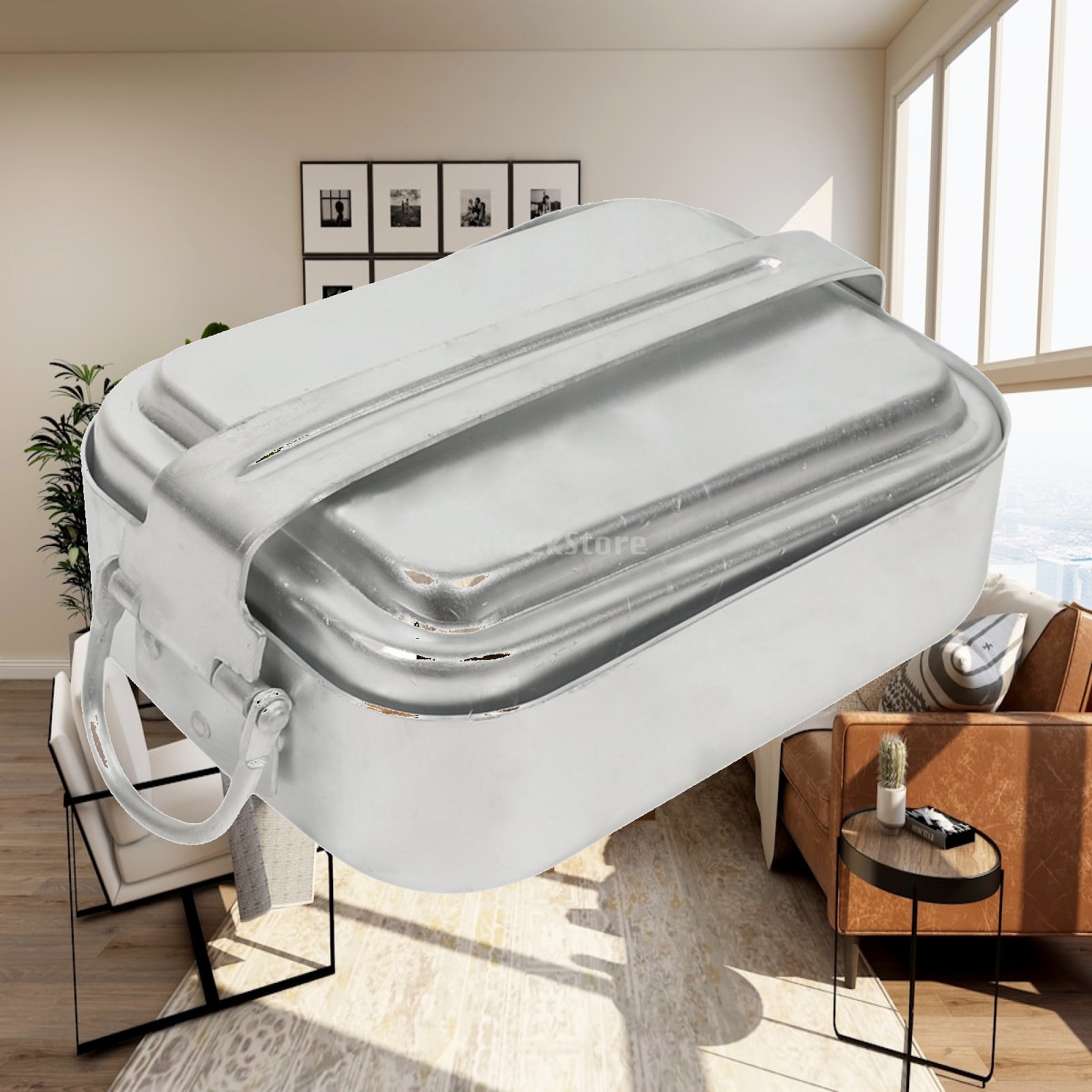 캠핑 식기류 직사각형 조리기구 알루미늄 식기 세트 직장 - Camping Cooking Kit Box 리뷰 및 가격