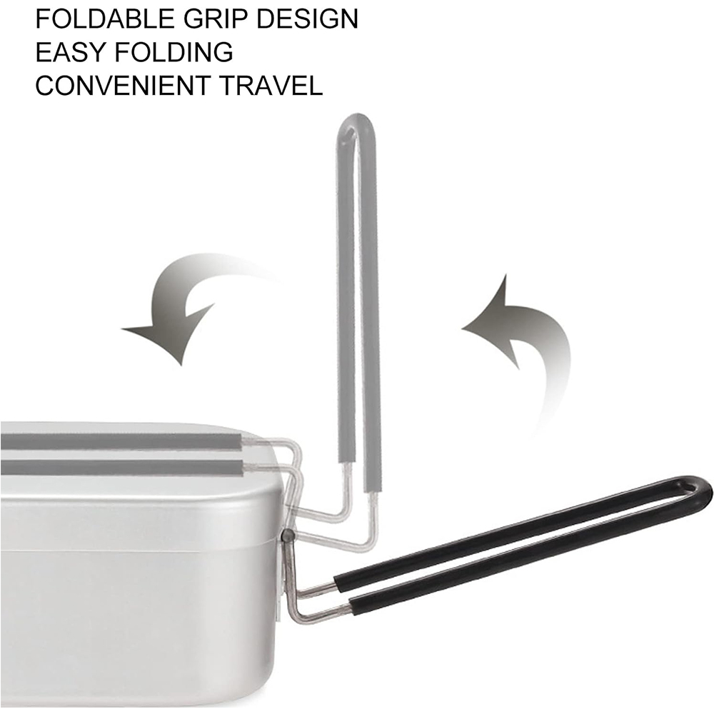 800ML 알루미늄 도시락 상자 야외 캠핑 조리기구 식 - Camping Cooking Kit 리뷰 및 가격