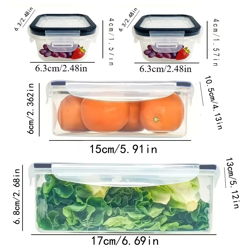8Pcs 용기 4개 뚜껑 4개 세트 주방 밀폐용기 플라 - Camping Cooking Kit 리뷰 및 가격