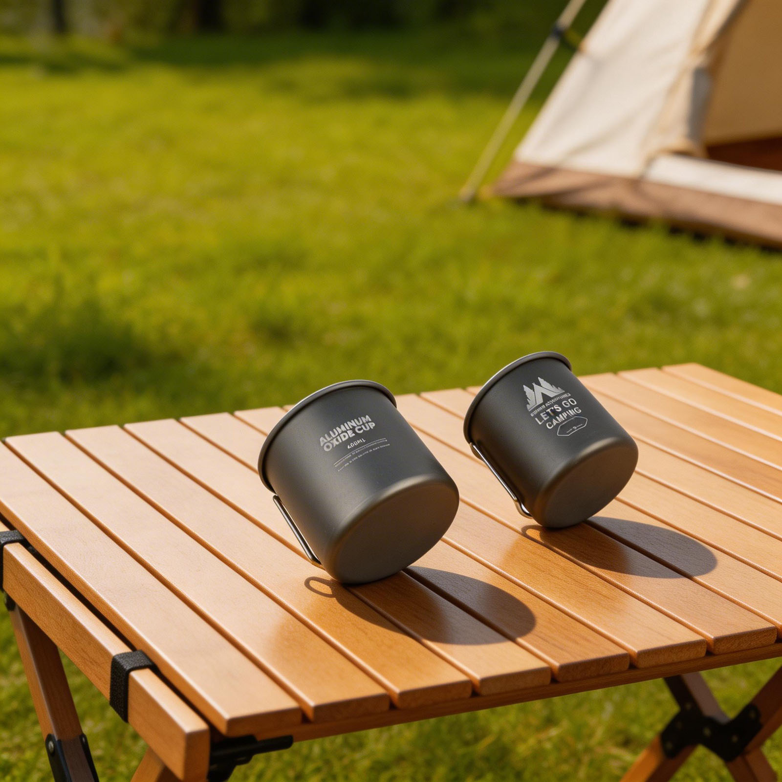 알루미늄 합금 캠핑 머그컵 세트 300ml 및 400m - Nesting Camping Cooking Set 리뷰 및 가격