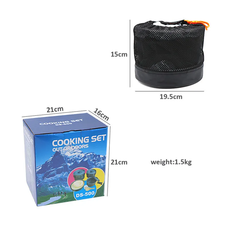 휴대용 캠핑 조리기구 세트 네스팅 디자인 4~5인용 야 - Nesting Camping Cooking Set 리뷰 및 가격