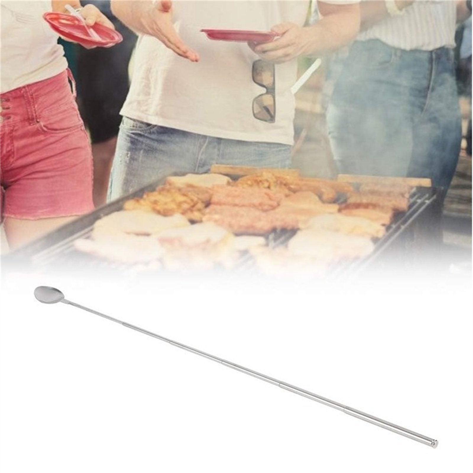 텔레스코픽 바베큐 도구 캠핑 피크닉 야외 요리를위한 개 - Camping Cooking Kitchen Set 리뷰 및 가격