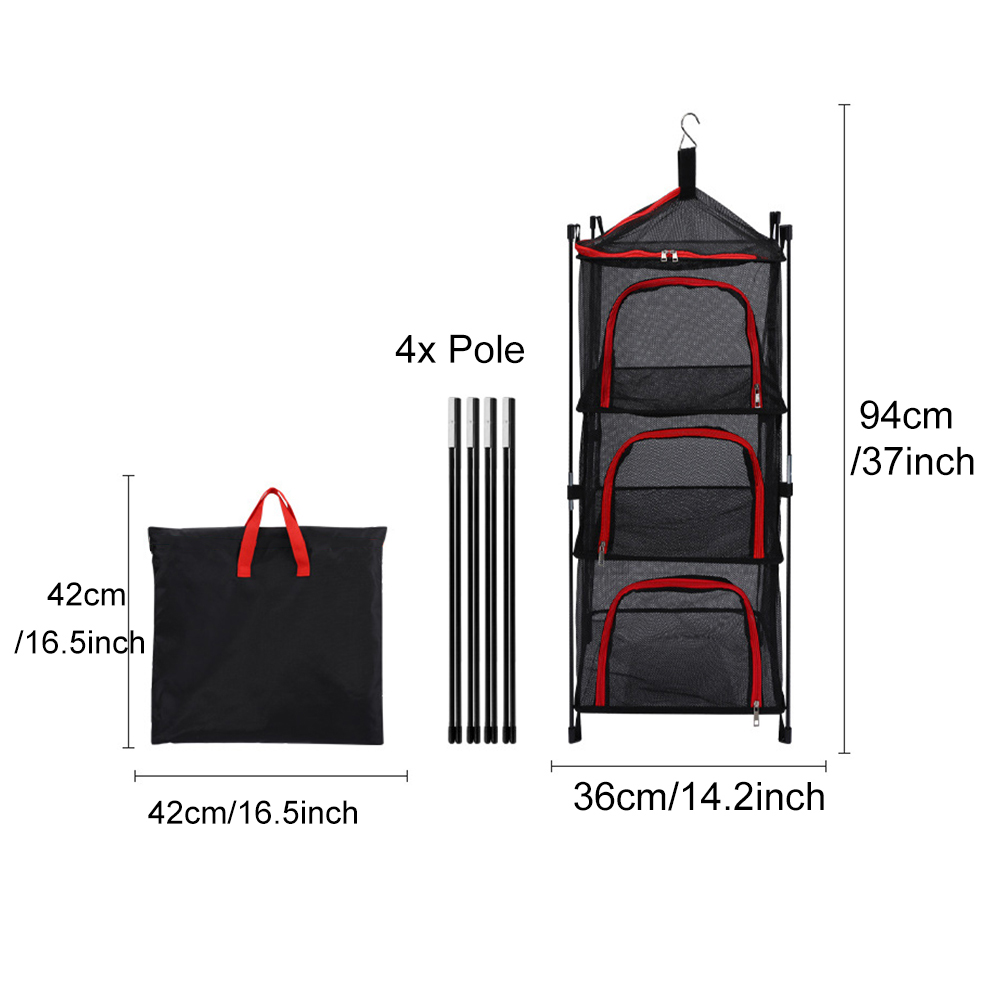 캠핑 스토리지 건조 그물, 야외 걸이식 메쉬 건조 랙  - Camping Outdoor Cooking Set 리뷰 및 가격