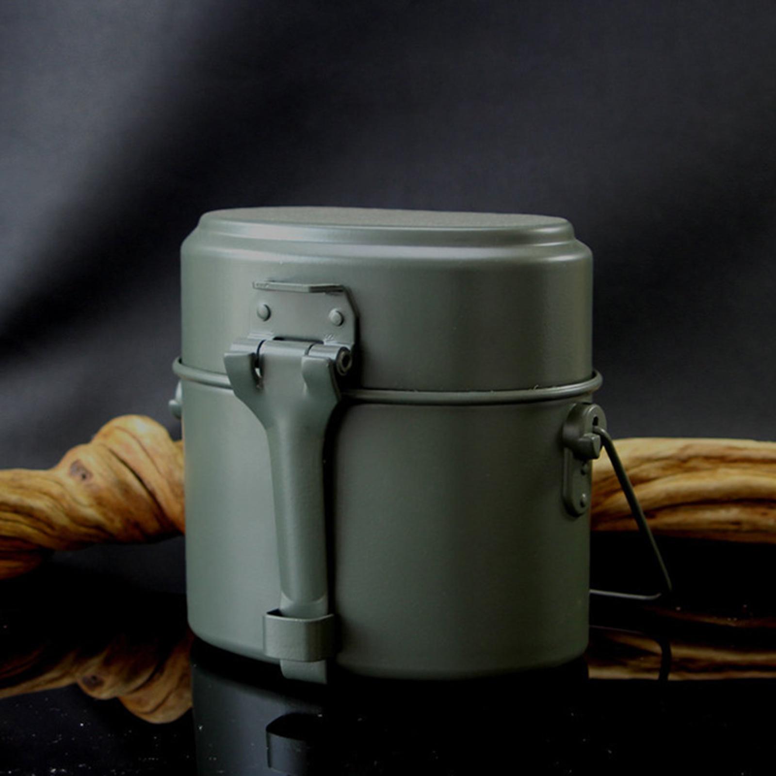 캠핑 하이킹 요리를 위한 도시락 세트 냄비 및 팬 알루 - Camping Cooking Kit Box 리뷰 및 가격