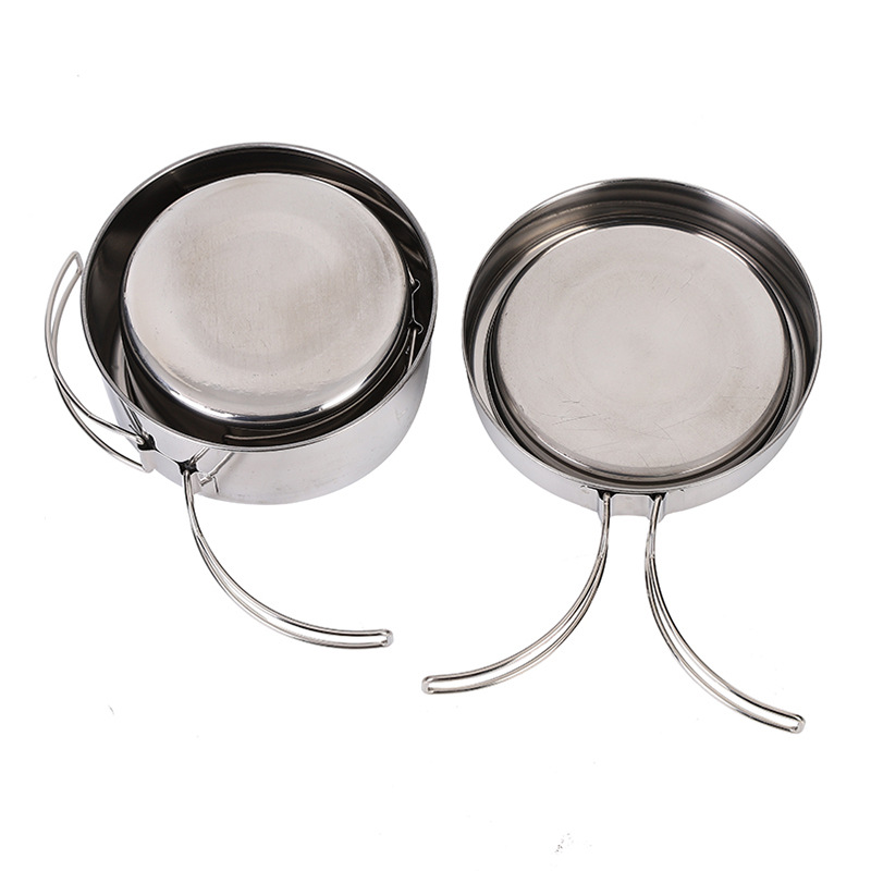 CLS 4종 스테인리스 캠핑 조리기구 세트 휴대용 네스 - Nesting Camping Cooking Set 리뷰 및 가격