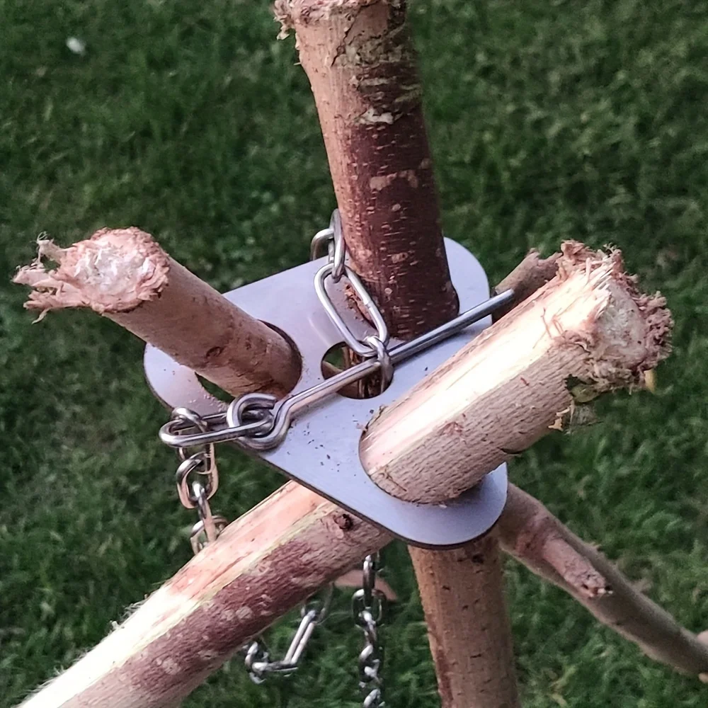 스테인리스 스틸 캠핑 삼각대 휴대용 분리형 모닥불 걸이 - Camping Cooking Pot Tripod 리뷰 및 가격