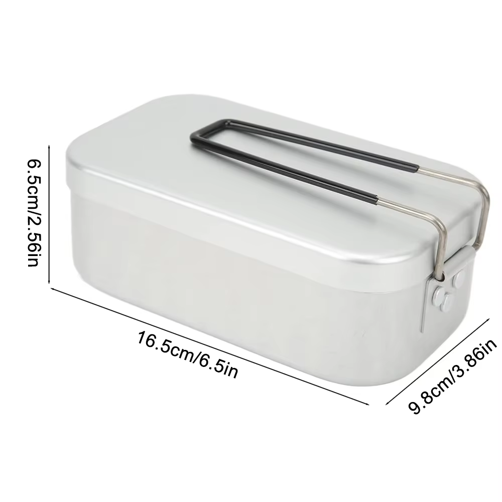 접이식 도시락 상자 손잡이, 성인용 도시락 용기, 알루 - Camping Outdoor Cooking Set 리뷰 및 가격