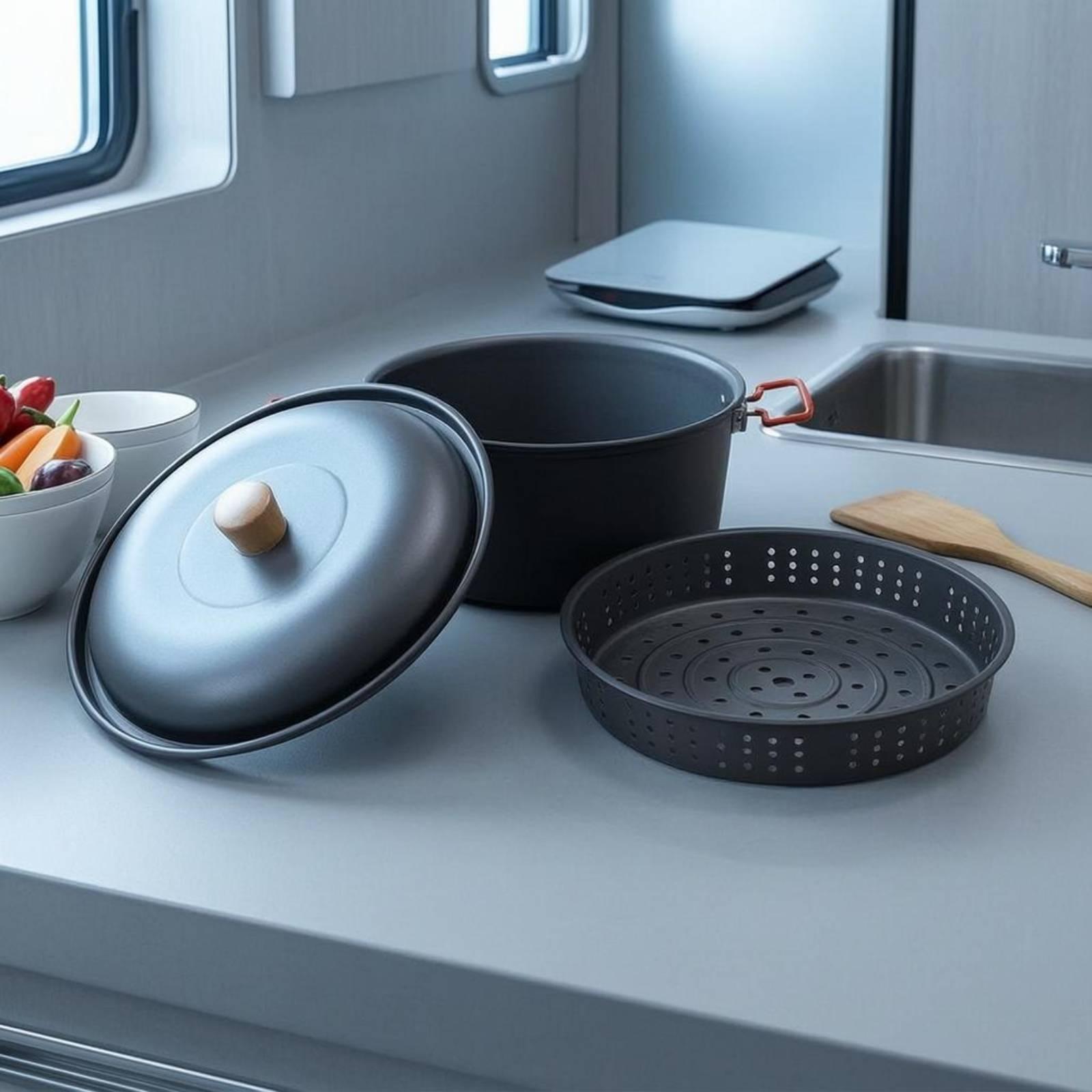 알루미늄 합금 야외 조리기구, 스팀 및 끓이기 가능 캠 - Camping Cooking Vessel 리뷰 및 가격