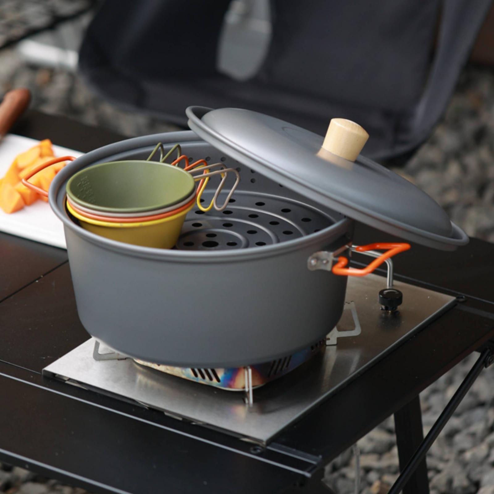 알루미늄 합금 야외 조리기구, 스팀 및 끓이기 가능 캠 - Camping Cooking Vessel 리뷰 및 가격