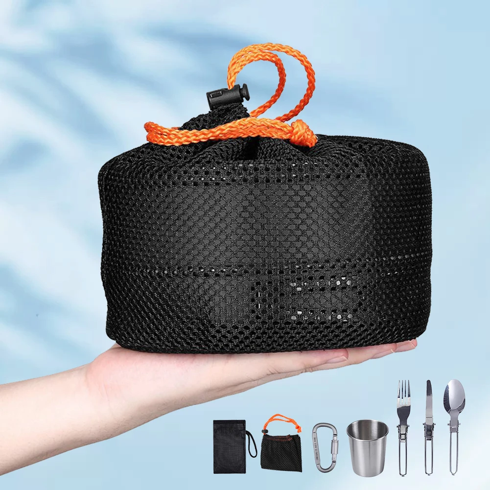 캠핑 조리기구 세트 주전자 냄비 프라이팬 휴대용 접이식 - Camping Cooking Kit 리뷰 및 가격