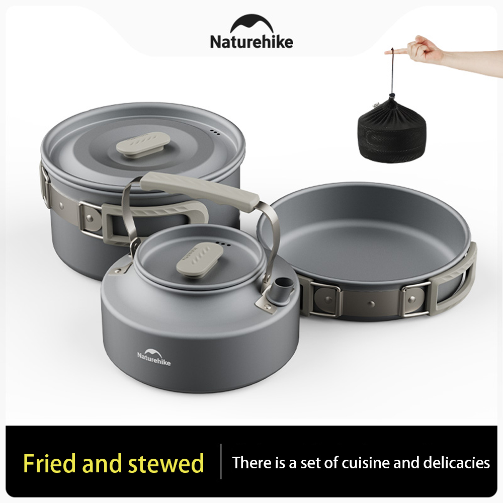 네이처하이크 야외 냄비 세트, 캠핑 요리 장비, 휴대용 - Camping Outdoor Cooking Set 리뷰 및 가격