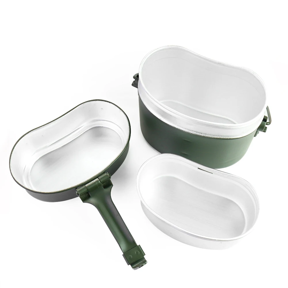 휴대용 합금 냄비와 그릇 도시락 세트 가볍고 내구성 있 - Camping Cooking Kitchen Set 리뷰 및 가격